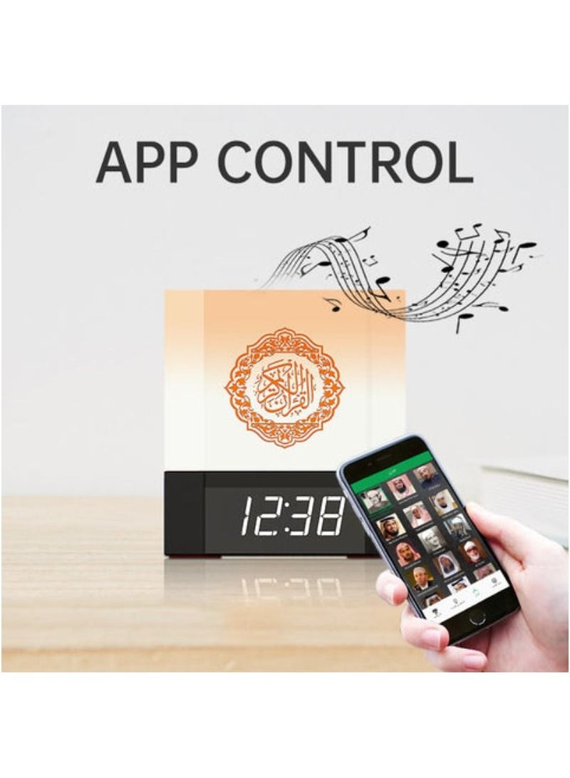 ACLIX New Quran Speaker With APP Control Azan Time, Touch Lamp Digital Alquran Player Night Light Rechargeable Bedside Outdoor Desk Table Lamp - Image 5