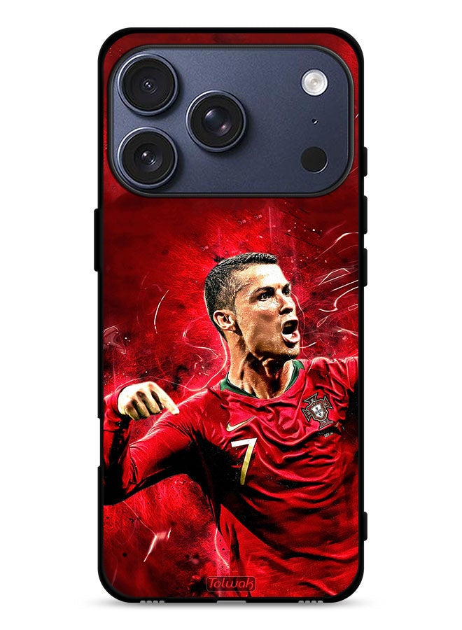 Tolwak Apple iPhone 17 Pro Protective Case Cover Cristiano Ronaldo - Image 1