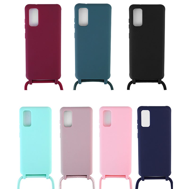 Lanyard Phone Case for Samsung s23u Phone Case Skin-feeling Thickened s24 Crossbody Drop-resistant s25 Phone Case Lanyard - Image 5