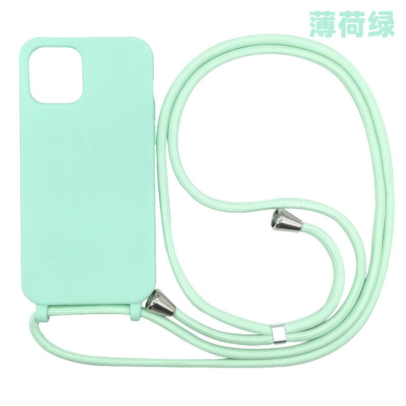 Lanyard Phone Case for Samsung s23u Phone Case Skin-feeling Thickened s24 Crossbody Drop-resistant s25 Phone Case Lanyard - Image 1