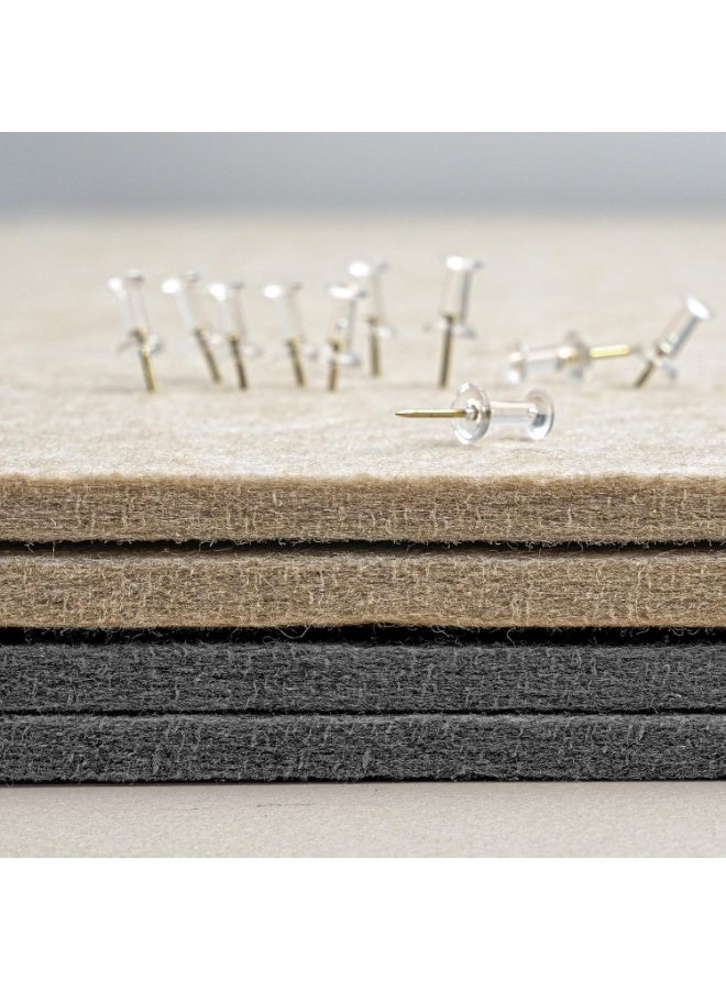 Large Cork Board Alternative 48 X 36Bulletin Board - 12 Pack Removable Felt Wall Tiles with 30 pushpins, Large Cork Boards for Walls Cork Board for Office Pin Board Tack Board - Image 4