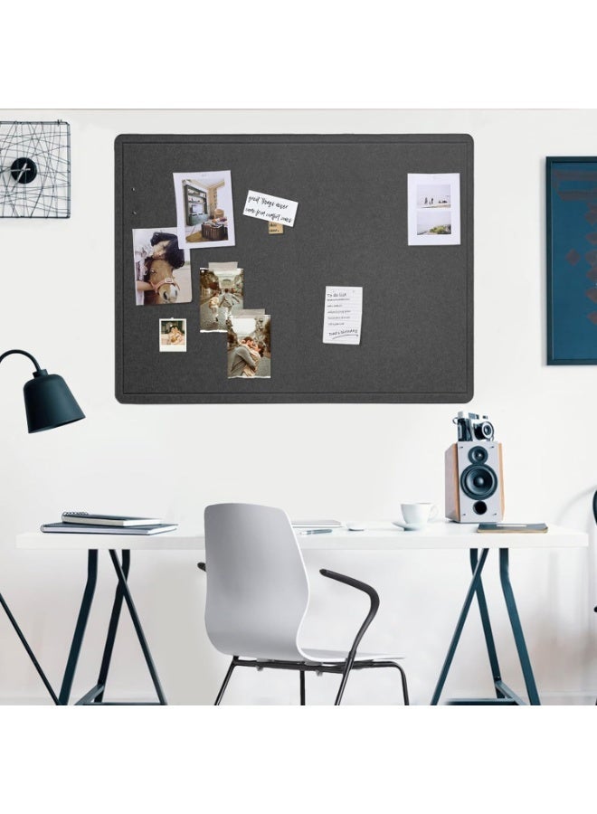 Large Cork Board Alternative 48 X 36Bulletin Board - 12 Pack Removable Felt Wall Tiles with 30 pushpins, Large Cork Boards for Walls Cork Board for Office Pin Board Tack Board - Image 2