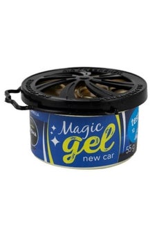 AROMA CAR Magic Gel New Car – Car Air Freshener – 55g – Authentic “New Car” Scent – Long-Lasting Gel Formula 