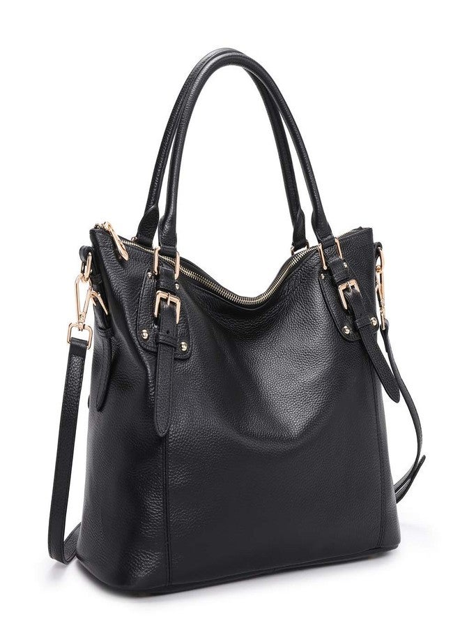 Kattee Leather Handbags Tote Shoulder Bag for Woman Satchel Designer Purse Top Handles Crossbody Bag Large Capacity - Image 1