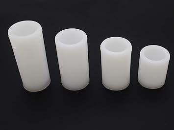 Bosney Door Silencer Stop Door Stop Bumper with Door Stopper BackCode Door Silencer White 2inch Pack of 2 pcs - Image 3