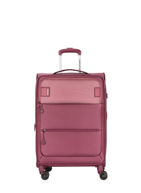 American Tourister Majoris + Spinner 59 cm - Wineberry - 3 Years Global Warranty