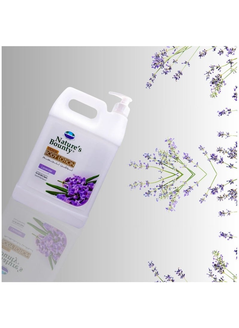 NATURE'S BOUNTY - Experience Deep Moisturizing and Calming Skincare with Lavender Extract for Long-Lasting Silky Softness and a Soothing, Relaxing Scent 3.70L - Image 1