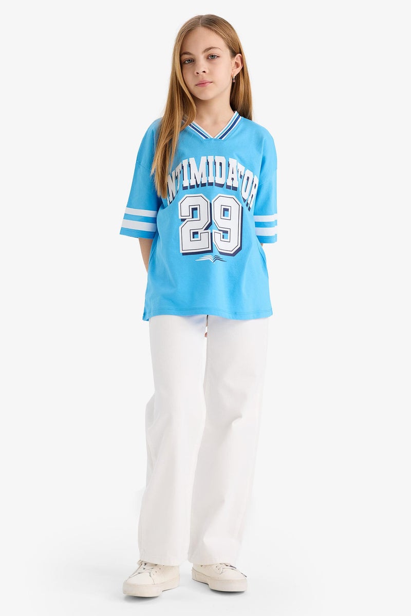 DeFacto White Girl Girl 90's Wide Leg Jeans Casual - Image 1