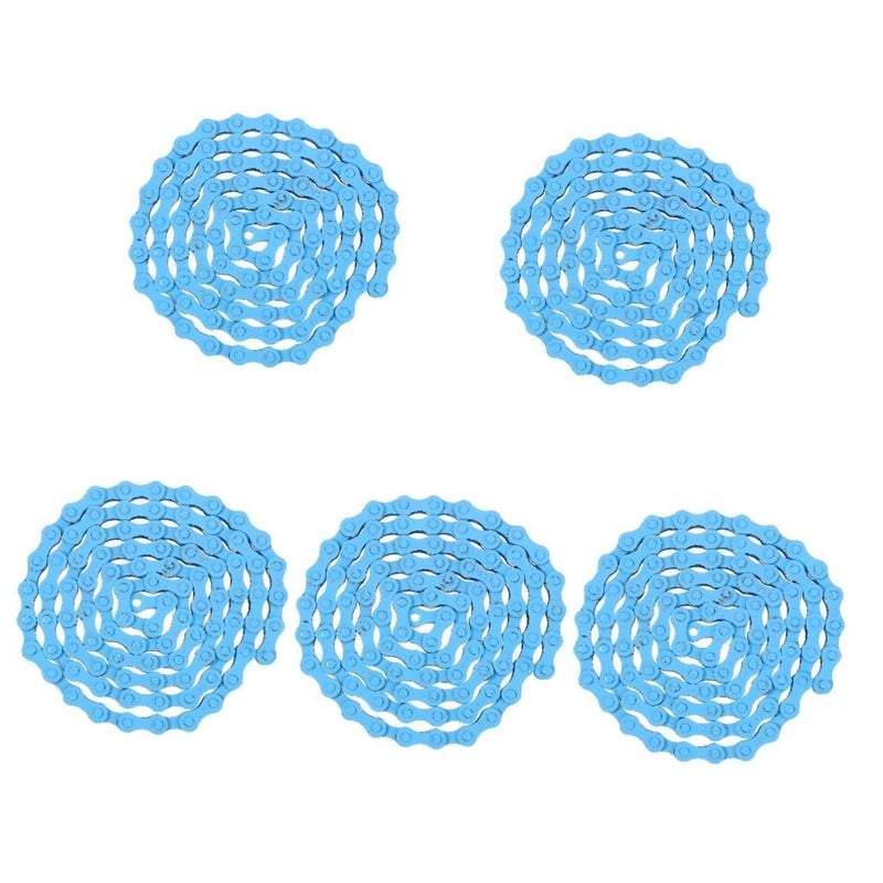 5 Pcs Professional Lightweight Steel Road Bike Chain Replacement Cycling Accessory - Image 2