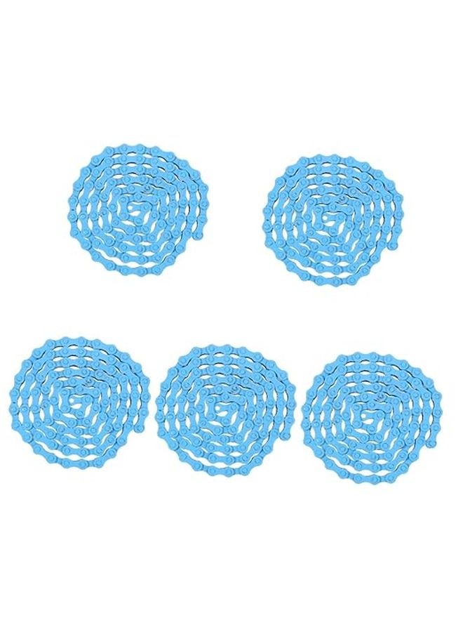 5 Pcs Professional Lightweight Steel Road Bike Chain Replacement Cycling Accessory - Image 1
