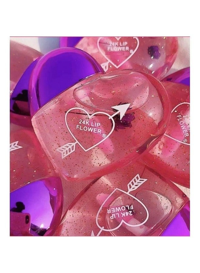 HUDACRUSH Beauty Heart Shape Lip Gloss For Women's & Girls (10 g, Multicolor) - Image 2