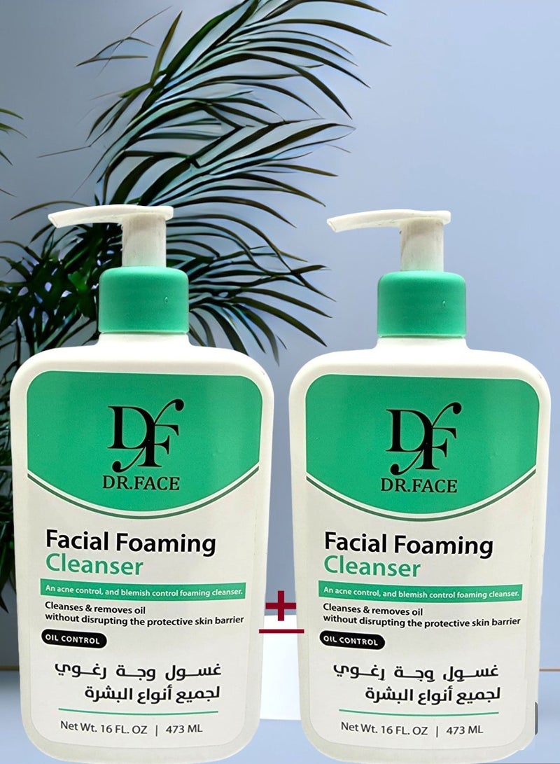 DR.FACE 2 Pieces Facial Foaming Cleanser 473 ML - Image 1