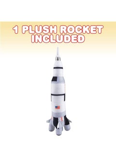 ArtCreativity ArtCreativity Saturn Rocket Plush Toy for Kids, 18.5 Inch Space Shuttle Stuffed Toy with Realistic Details, Space Room DÃ©cor, NASA Spaceship Nursery DÃ©cor, Great Outer Space Toys for Boys & Girls  - Image 1