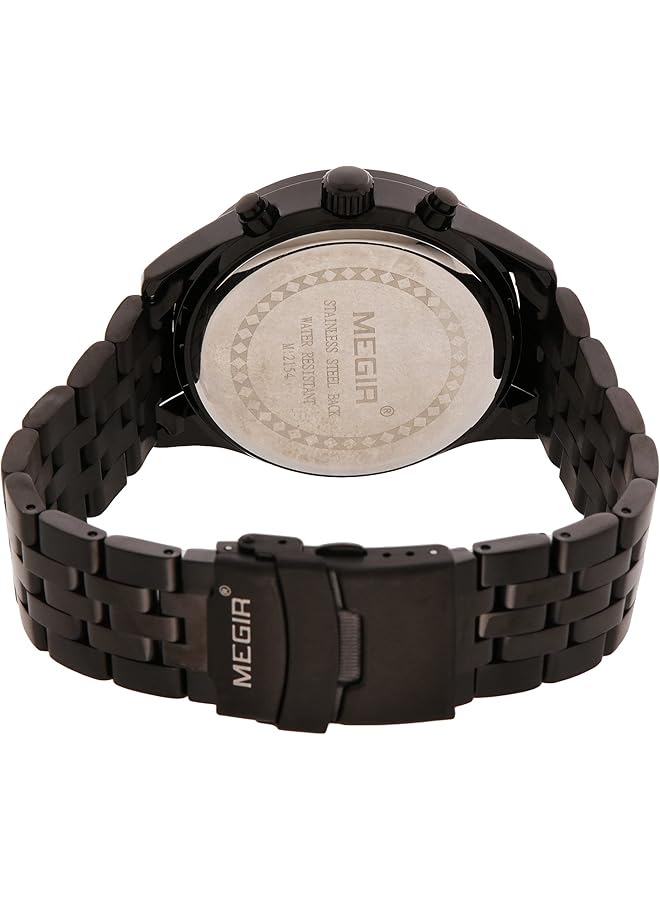 MEGIR Gents Wrist Watch Ms2154G Bk 1A - Image 2