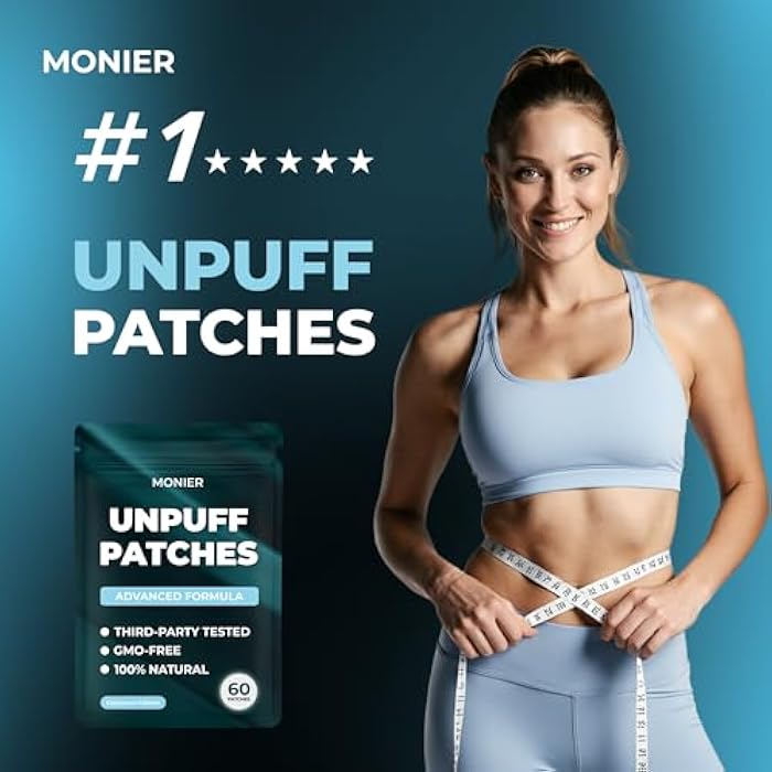MONIER Unpuff Patches | with Dandelion & Ginger | Bloating, Water Retention & Digestion | 60 Days Supply - Image 2