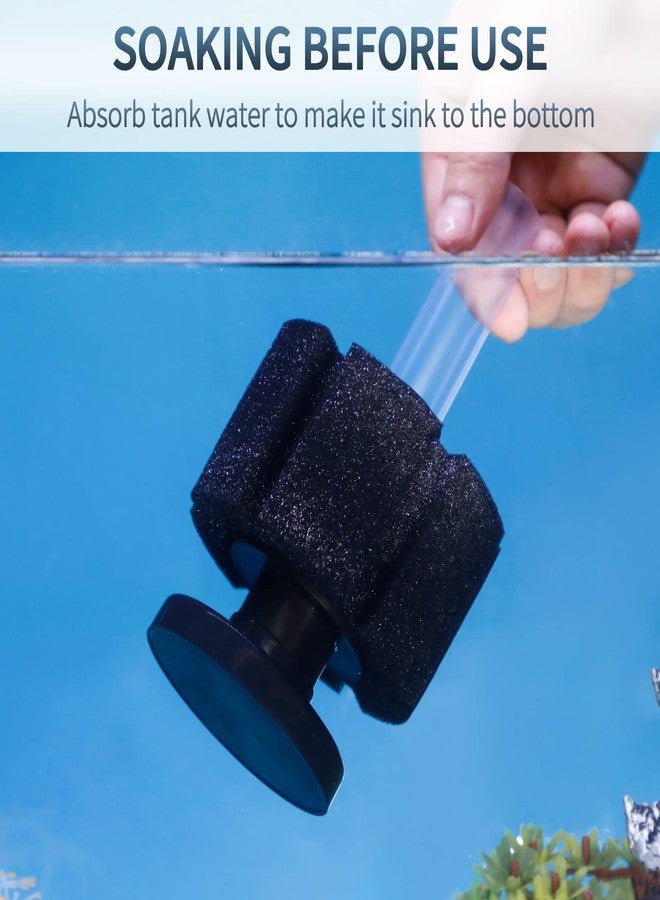 Pawfly Aquarium Bio Sponge Filter Quiet Betta Fry Shrimp and Small Fish Foam Filter for Fish Tank up to 30 Gallons - Image 5