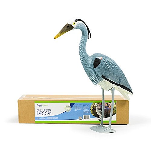 Aquascape Blue Heron Decoy, Tall Garden Pond Bird Deterrent with Mounting Stake, 81030 - Image 5