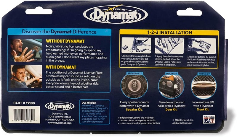 Dynamat License Plate Kit - Image 3