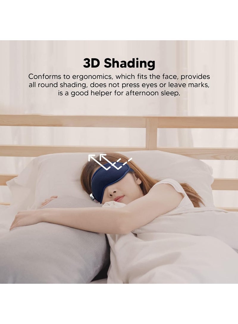 General Eye Massager, Heat Ice Vibration Shading Relieve Eye Fatigue Intelligent Massage Equipment for Sleeping A Good Helper for Afternoon Sleep  - Image 3