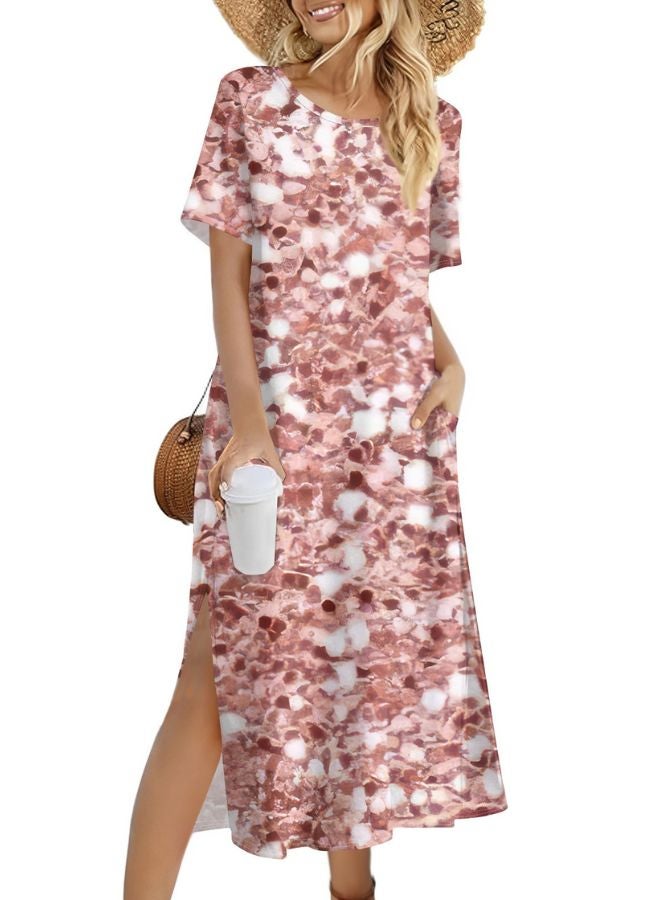 Tepveisoy Women's Fashion Summer Dresses Casual Beach Dresses One Piece Dress Slim Holiday Dress  - Image 1