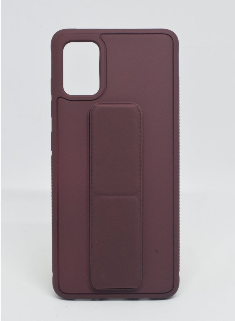 BORTONY Protective Case Cover With Finger Grip Stand For Samsung Galaxy A51 4G - Image 1