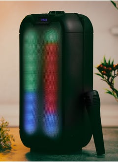 Olsenmark Bluetooth Party Speaker, Built-in Lights AUX FM USB TF Card 200W PMPO Party Speaker  - Image 5
