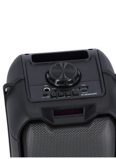 Olsenmark Bluetooth Party Speaker, Built-in Lights AUX FM USB TF Card 200W PMPO Party Speaker  - Image 4