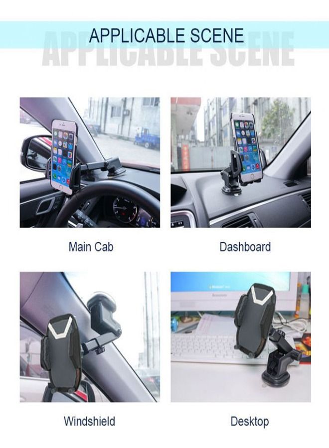 Car mobile holder installed in the windshield or dashboard to talk and drive easily-ML-68 - Image 4