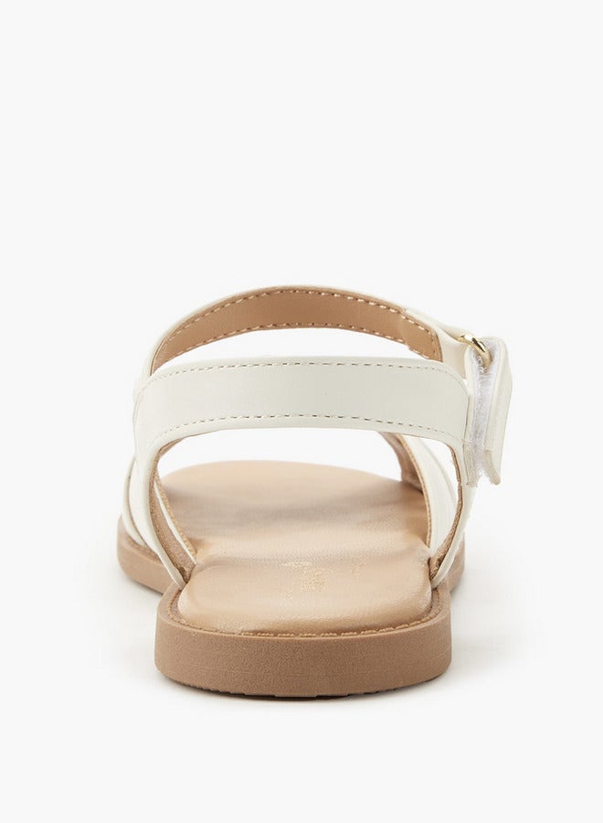 Little Missy Girls Criss-Cross Sandals - Image 5