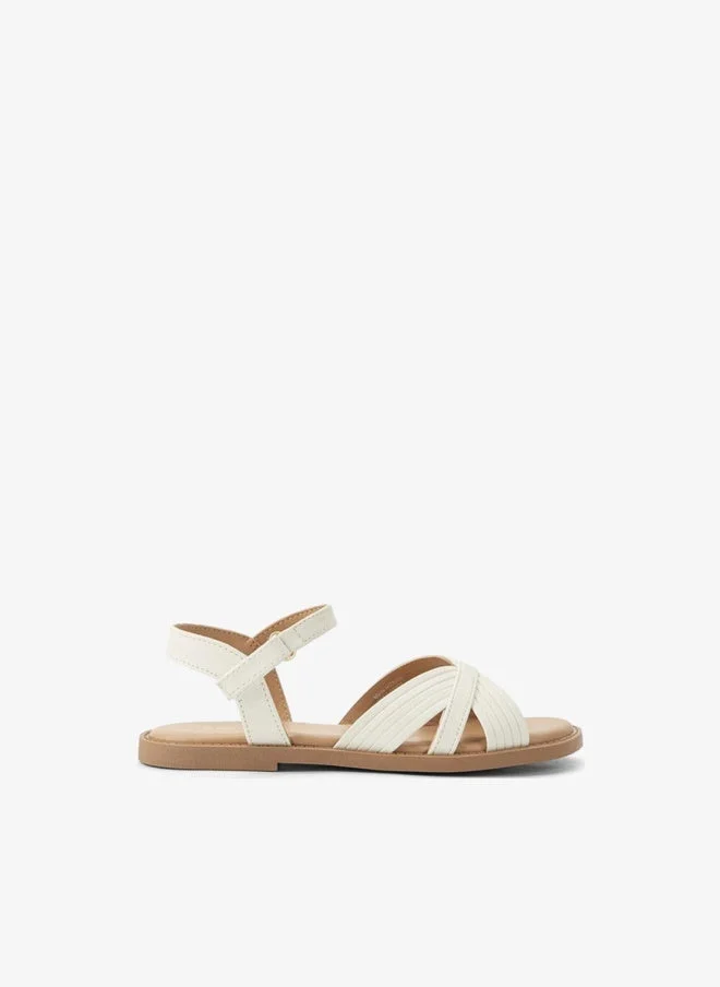 Little Missy Girls Criss-Cross Sandals