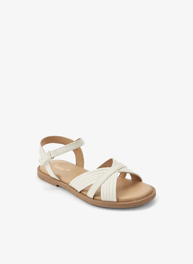 Little Missy Girls Criss-Cross Sandals
