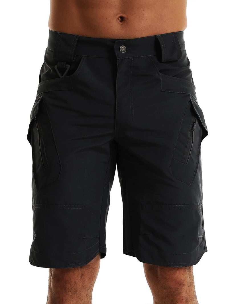 AUTIWITUA Men's Hiking Shorts Waterproof Tactical Cargo Short Pants Quick Dry Work Shorts with Multi Pockets(No Belt) - Image 4