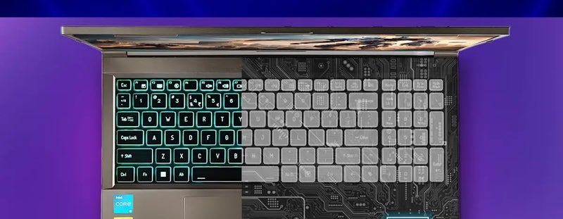 Raya غطاء جلد سيليكوني للوحة مفاتيح لأجهزة لابتوب Acer ALG [ AL15G-52 / AL15G-53 ] للألعاب، Acer Aspire 7 [A715-79G] و Acer Aspire Lite [ AL15-41 / AL15-52 / AL15-53 ] (شفاف) - Image 4