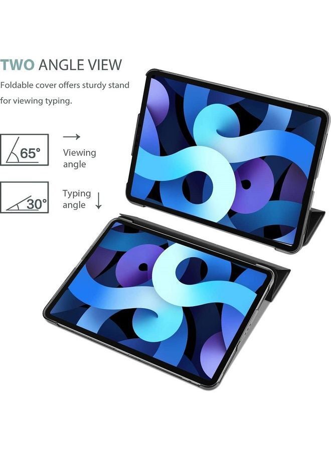 أميرتير غطاء حماية قابل للطي لتابلت أبل آي باد آير 4 إصدار (2020) أسود - Image 3