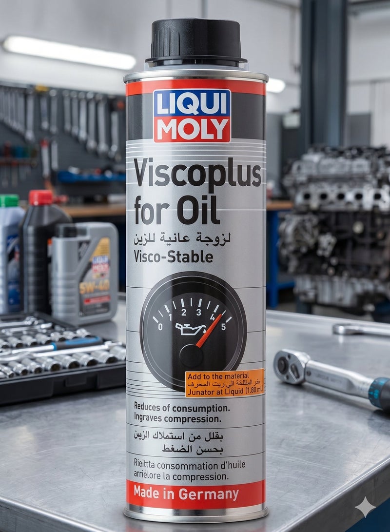 LIQUI MOLY Oil Thickener Additive to Reduce Oil Consumption, Increase Viscosity & Improve Engine Protection - Image 1