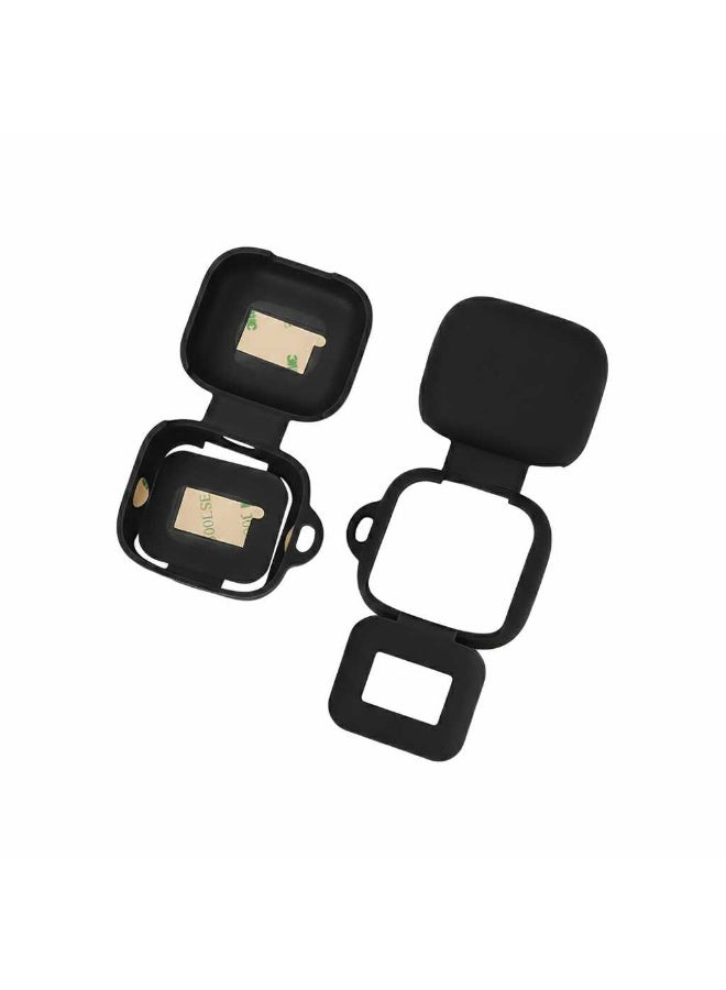 حافظة حماية لسماعات الاذن مضادة للغبار مع حبل قصير لسماعات انكر ساوند كور R50i NC/P30i - اسود - Image 2