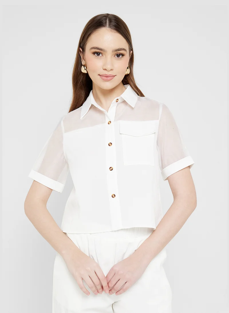 ELLA Sheer Top & Pant Set