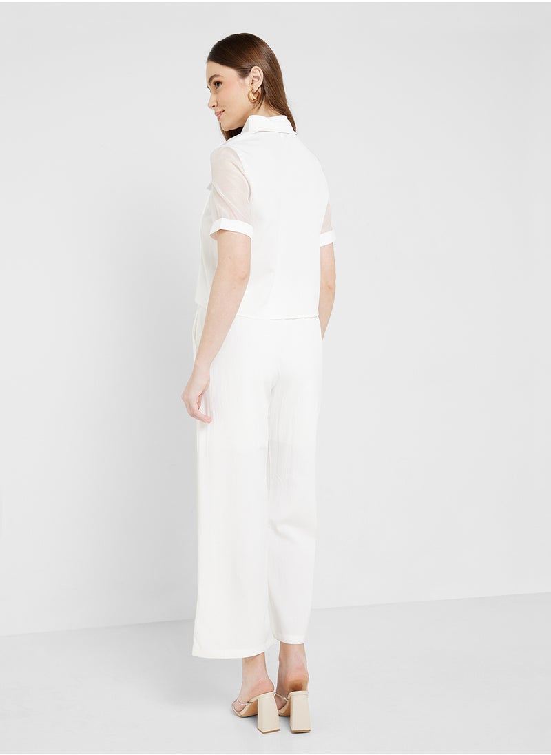 ELLA Sheer Top & Pant Set  - Image 2
