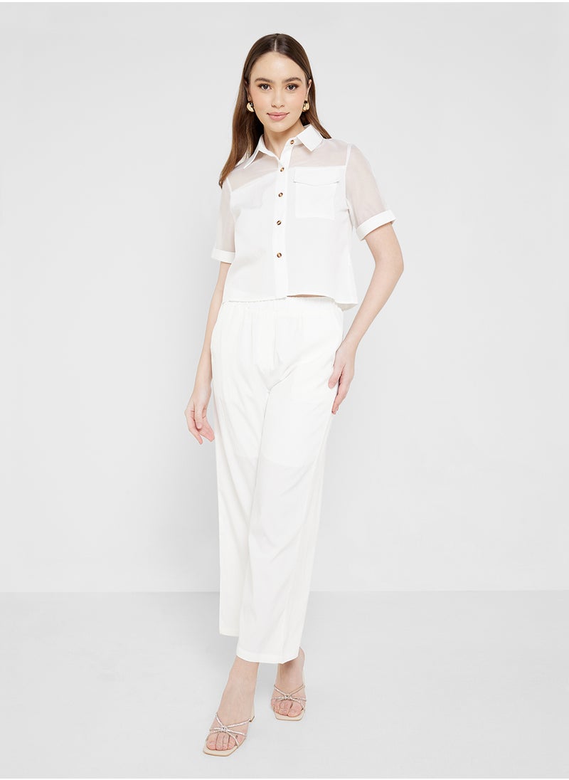 ELLA Sheer Top & Pant Set  - Image 5
