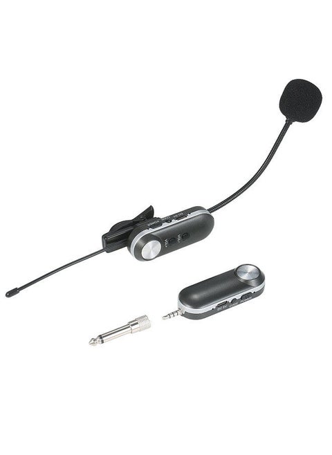 Uhf Headset Wireless Microphone Instrument Mic Omni-Directional Hifi Microphone Wireless Instrument Microphone System Receiver and Transmitter Uhf Clip Type