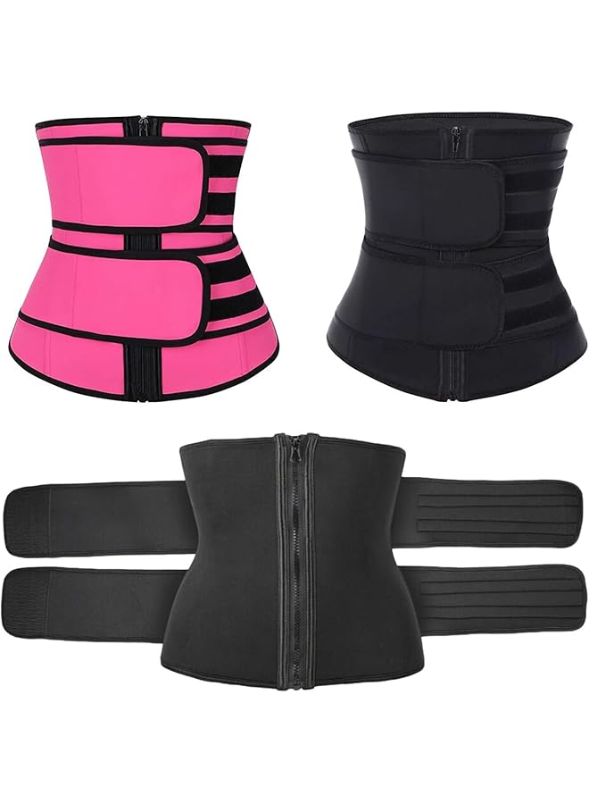 S-TOP Waist Trainer Corset Trimmer Belt for Men & Women Waist Cincher Shaper Slimmer Adjustable Straps - Image 1