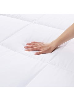 erorex Down Alternative Bedding Comforter Duvet Insert King White All Season  - Image 5
