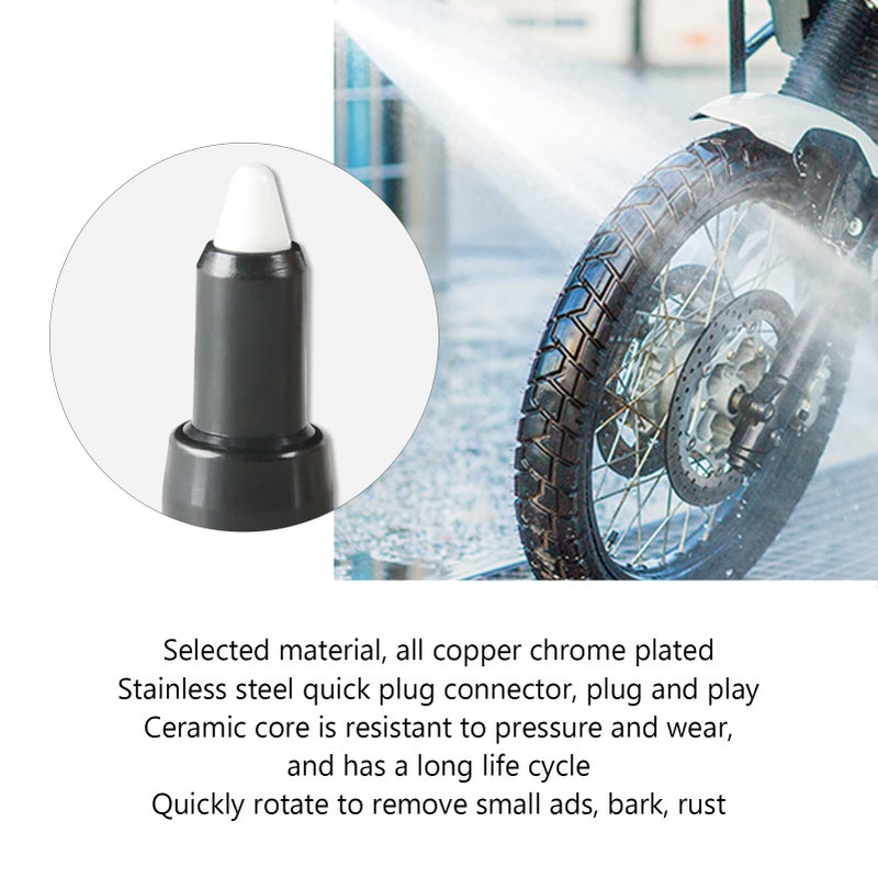 360 Rotating High Pressure Washer Nozzle 1 4 Quick Connect 2800 RPM For Car Home Cleaning - Image 3