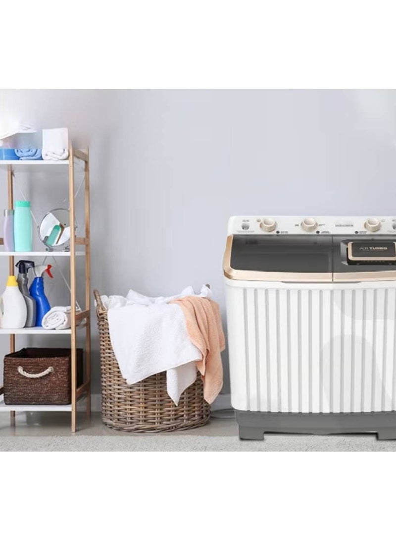 Top Loading Twin Tub Washing Machine 6.5 KG - DN7 - White  - Image 2