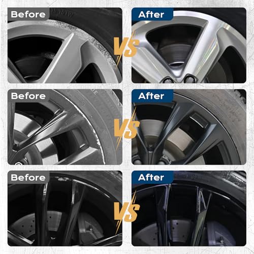 Boncart Wheel Scratch Repair Kit, Rim Touch Up Paint, Rim Paint Wheel Paint Pen, Silver Rim Repair Kit for Curb Rash, Metal Paint for Car Wheel Scratch Quick Repair（Silver） - Image 4