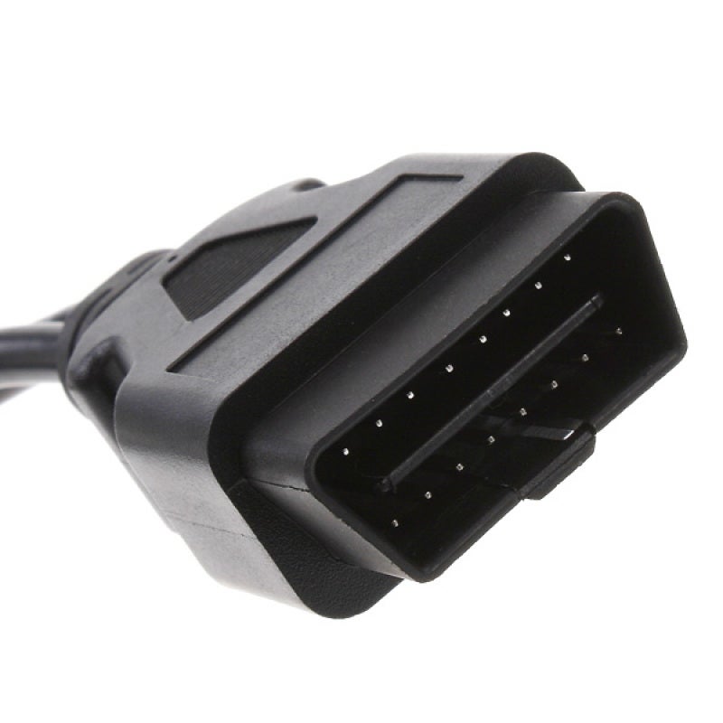OBDII Splitter 16 Pin Male To Dual Female Y Cable - High Flexibility Durability Extension Cable for 16 Pin Diagnostic Tool Connection - Image 3