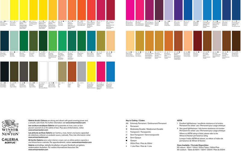Winsor Newton Winsor & Newton Galeria Acrylics - Cadmium Yellow Medium Hue - 200ml Tube - Image 3