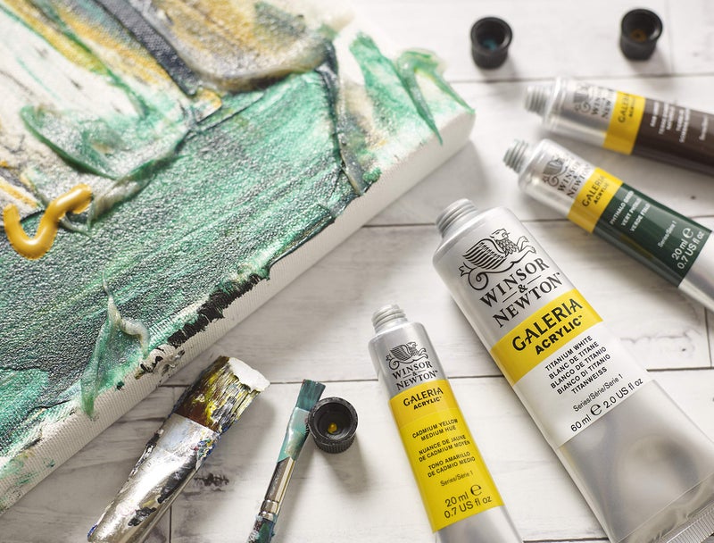 Winsor Newton Winsor & Newton Galeria Acrylics - Cadmium Yellow Medium Hue - 200ml Tube - Image 5