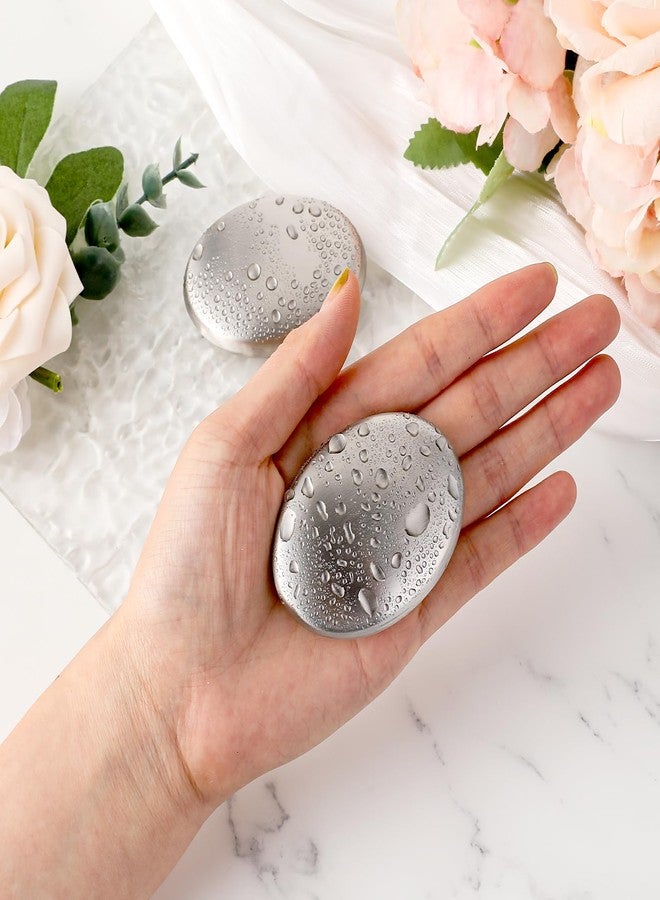 COMNICO 2 Pack Stainless Steel Soap, Bar Odor Remover Magic Metal Odor Absorber Soap Eliminating Smell Like Onion Fish Garlic from Hands and Skin Kitchen Gadgets - Image 5