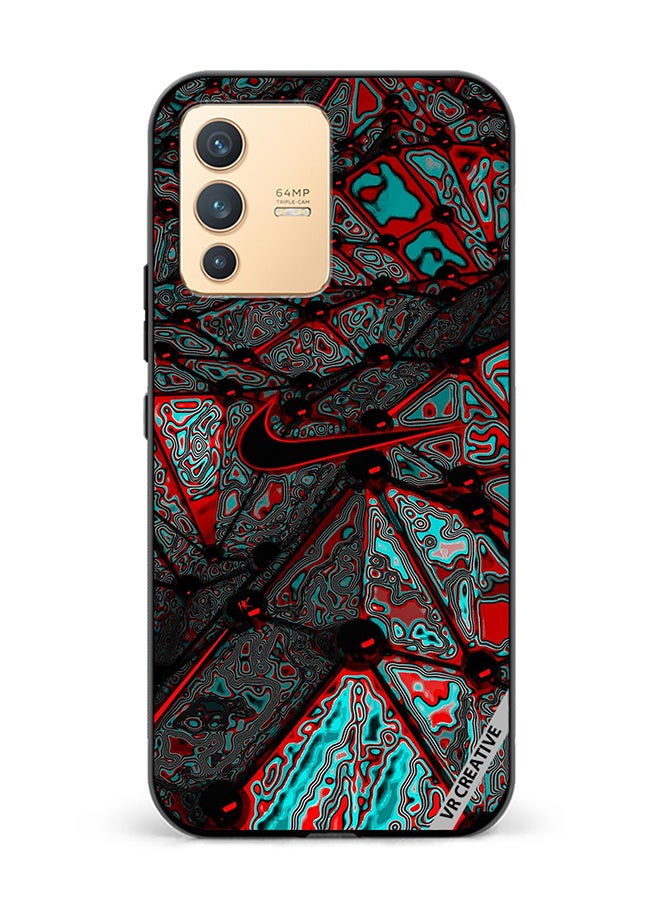 VR CREATIVE Protective Case Cover For Vivo V23 5G Nike Design Multicolour - Image 1